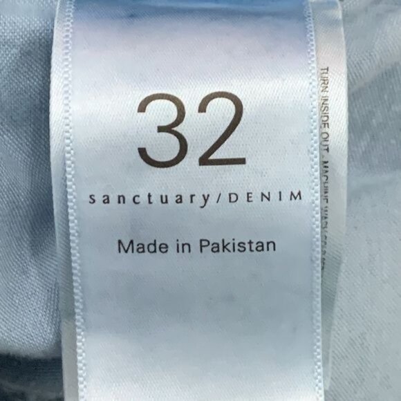 Sanctuary Denim Crop Jeans Womens 32 High Rise Modern Straight Blue - Picture 7 of 13